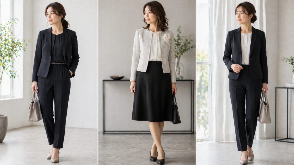 しまむらスーツコーデ40代50代向け