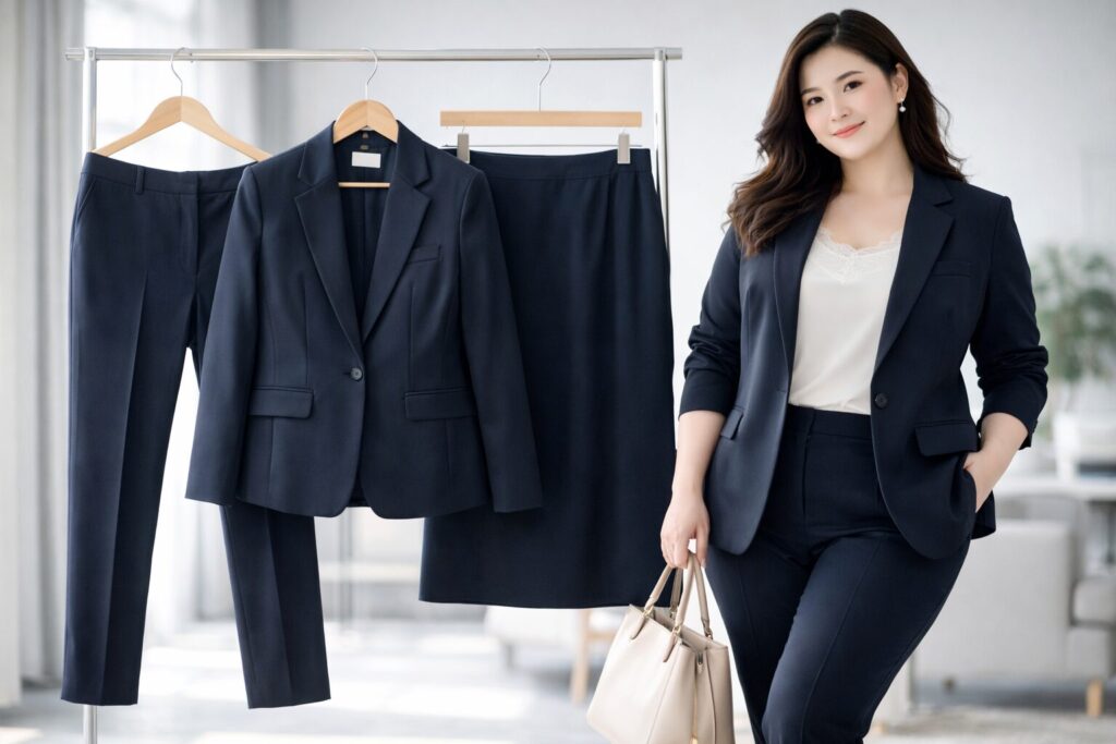 しまむらスーツレディース大きいサイズ3点セット