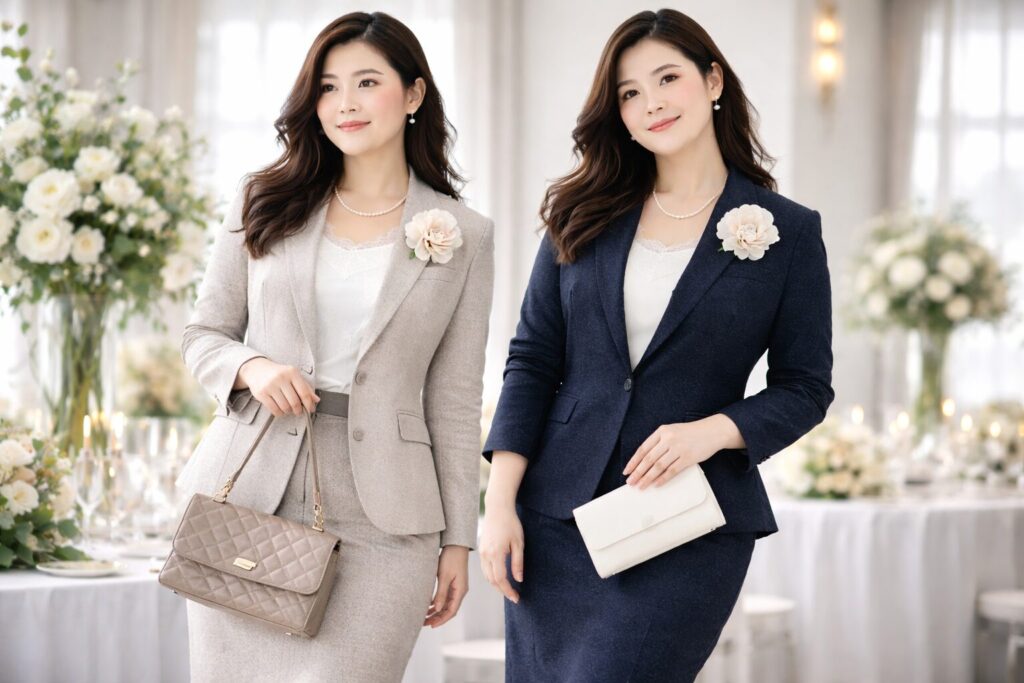 しまむらスーツレディース大きいサイズセレモニー向け