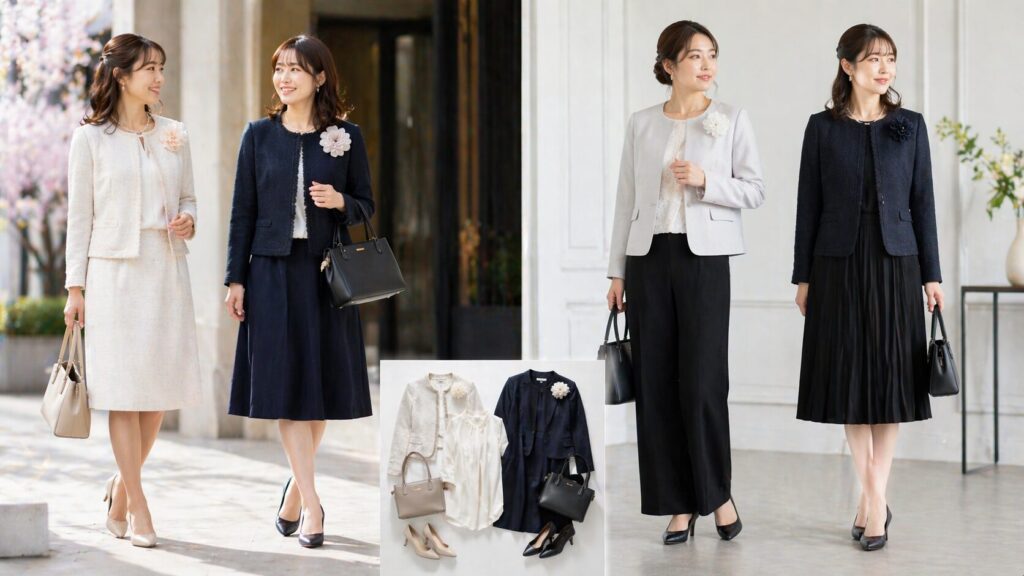 しまむらスーツ入学式卒業式コーデ