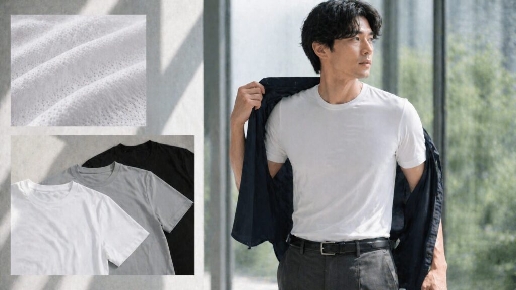 インナーで汗対策する