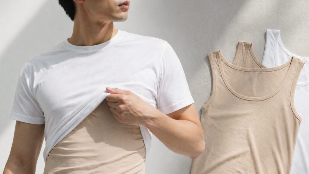 インナーの色はベージュ