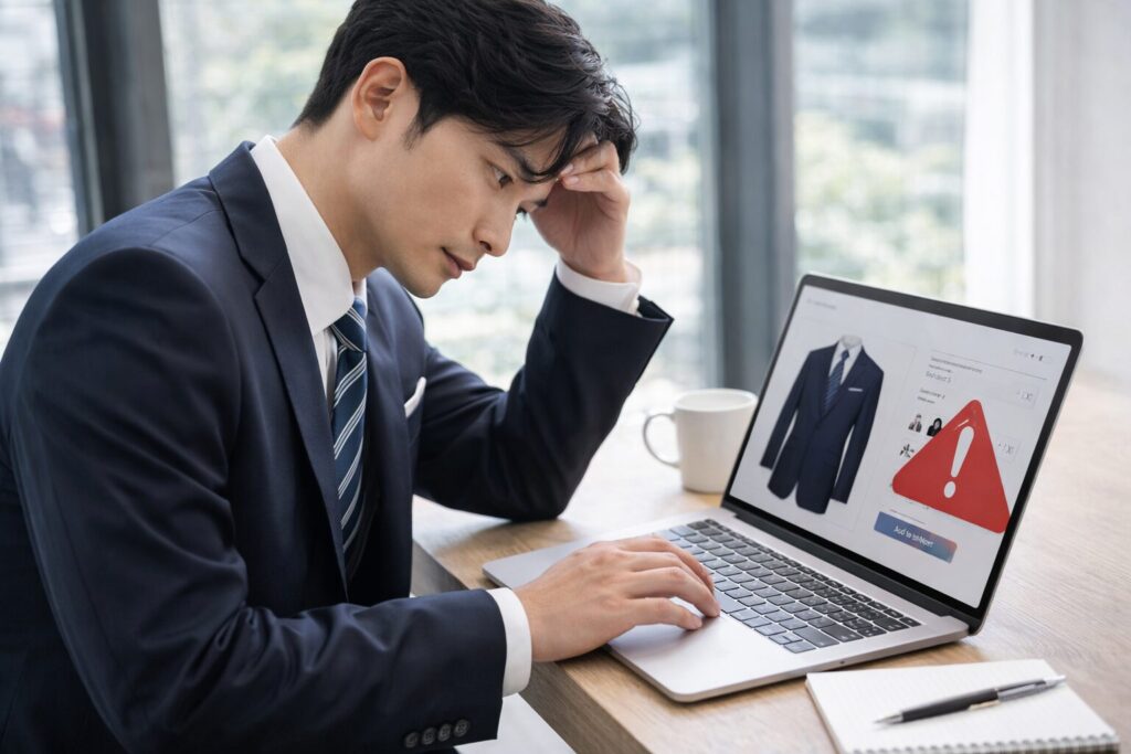 オンライン注文の注意点