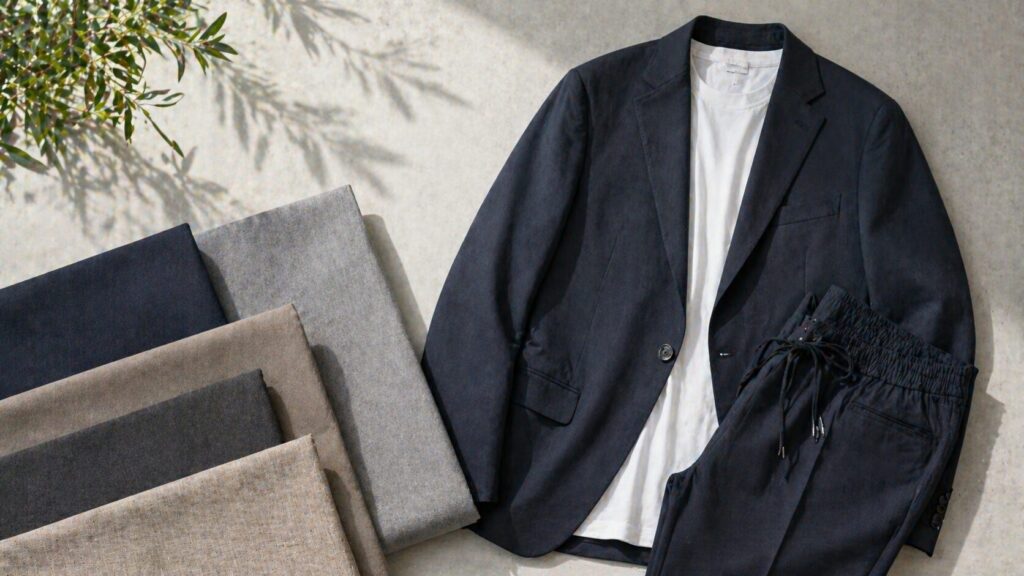 カジュアルスーツの素材と特徴