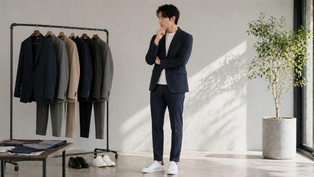 カジュアルスーツの選び方