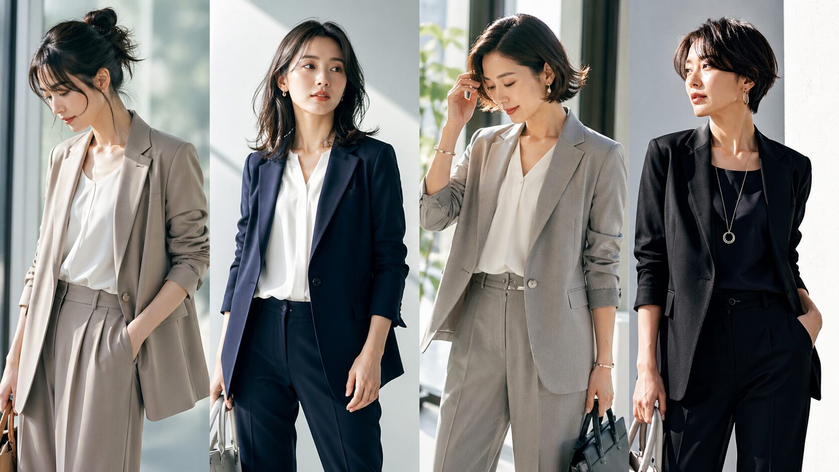 カジュアルスーツレディースはどこで買う？年代別おすすめと選び方