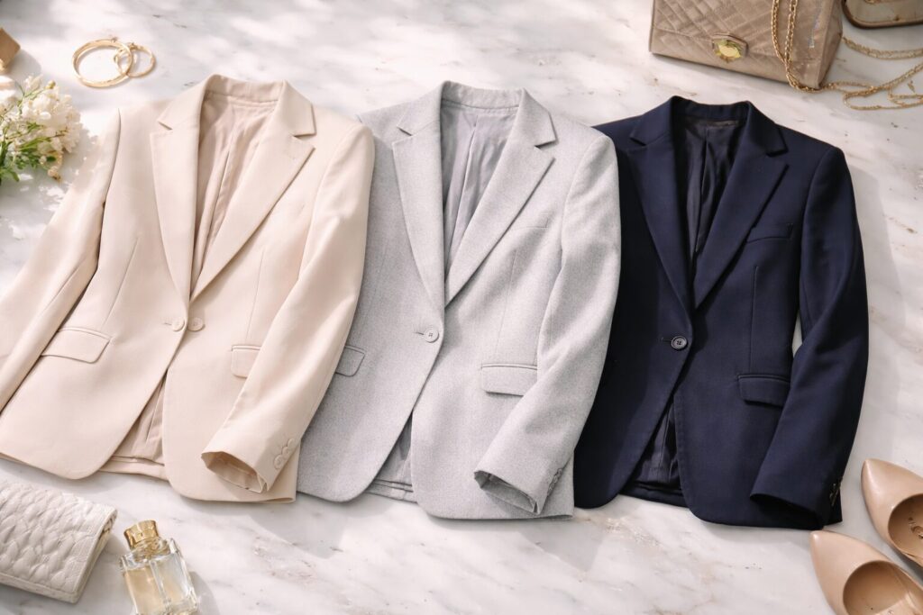 ジャケット選びで印象が変わる