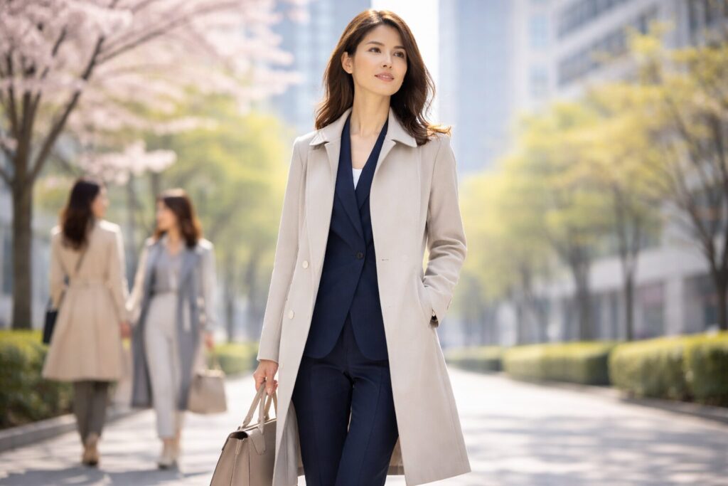 ステンカラーコートの選び方