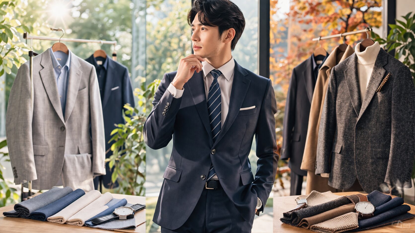 スーツは春夏と秋冬どっちが快適？失敗しない基準