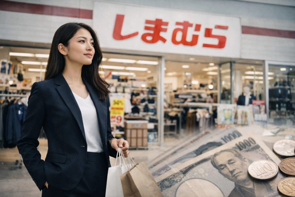 スーツレディース安い店舗しまむら安い理由