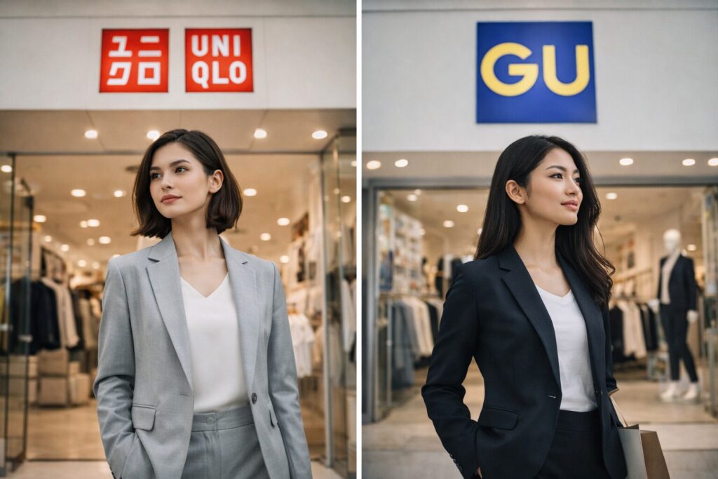 スーツレディース安い店舗ユニクロGU