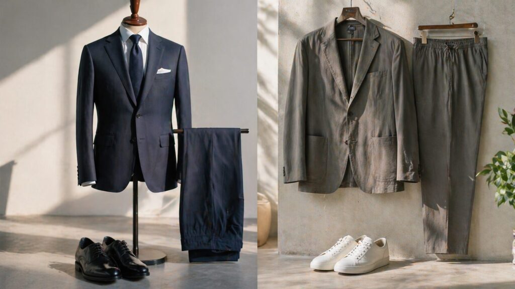 セットアップとスーツの違い