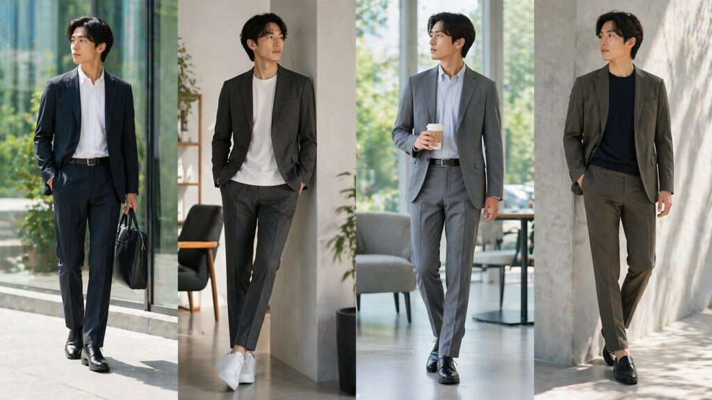 セットアップの着こなし