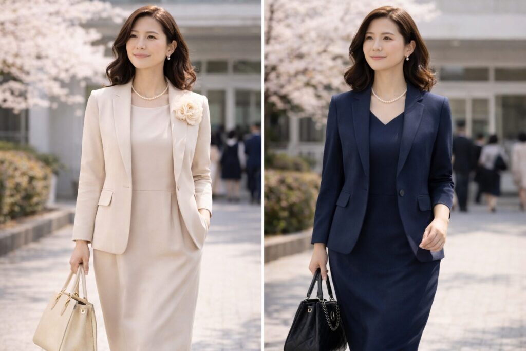 ネイビースーツとの違い