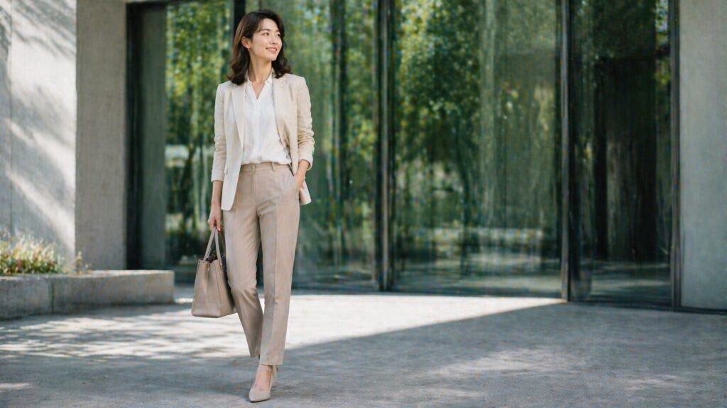 ビジネスカジュアル レディース基礎