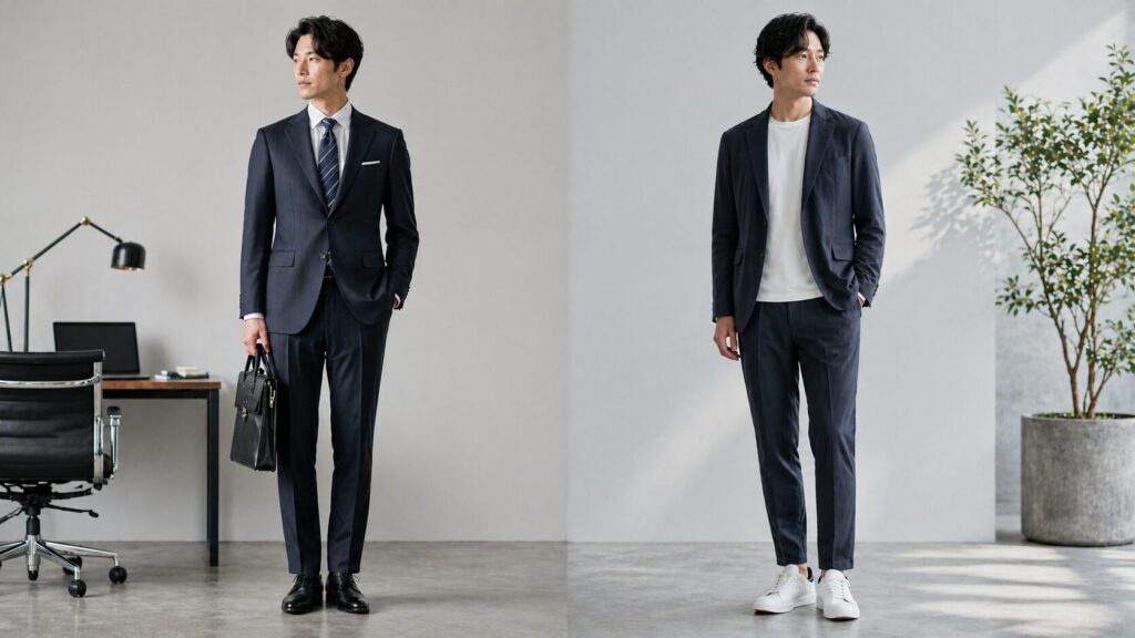 ビジネススーツとの違い
