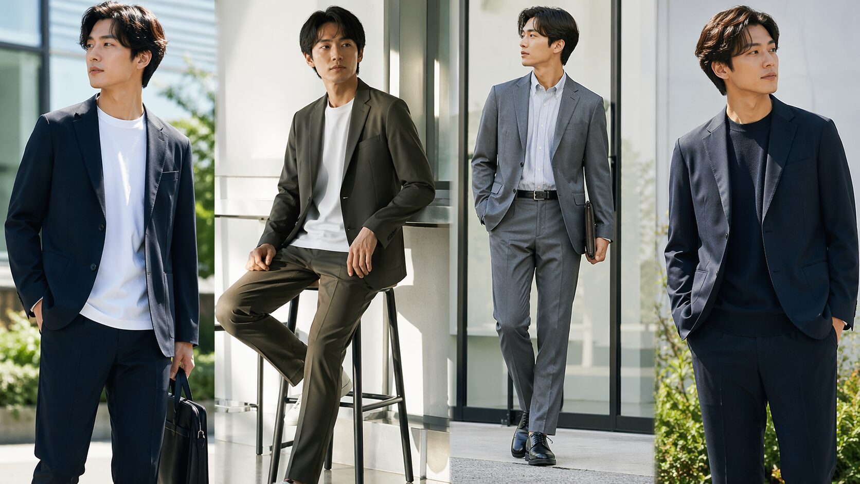 メンズ向けユニクロのカジュアルスーツ活用術徹底解説