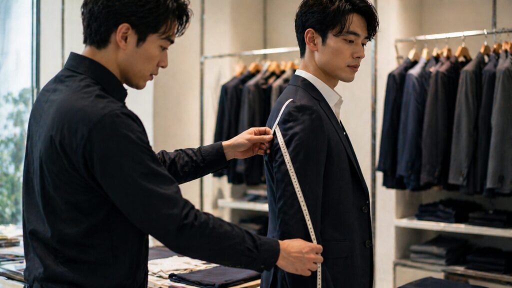 ユニクロスーツオーダーメイド店舗と採寸方法