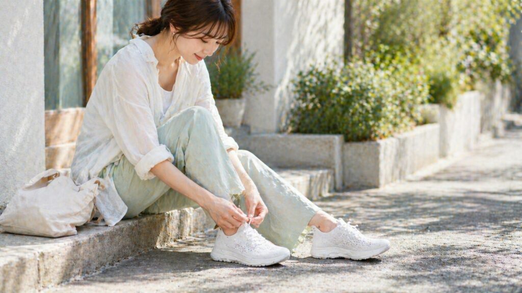 レディーススニーカー夏向け