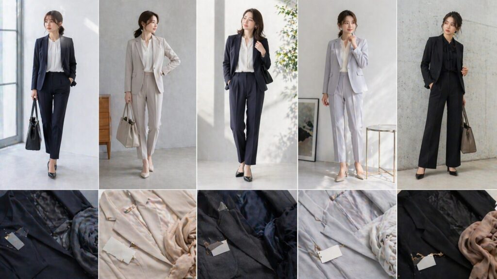 レディーススーツの人気ブランド比較