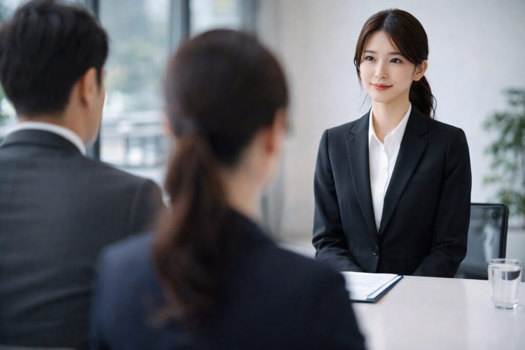 レディーススーツは就活向き？