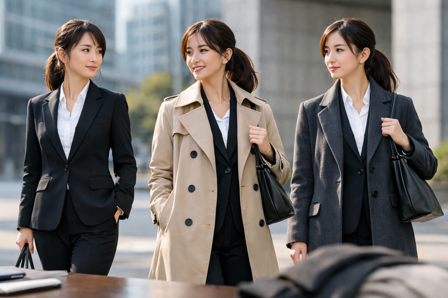 レディース就活で失敗しないスーツとコート選び方