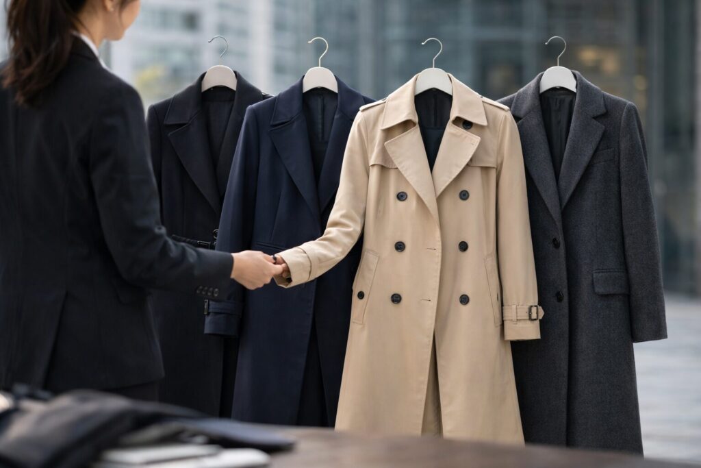 レディース就活コートの色選び