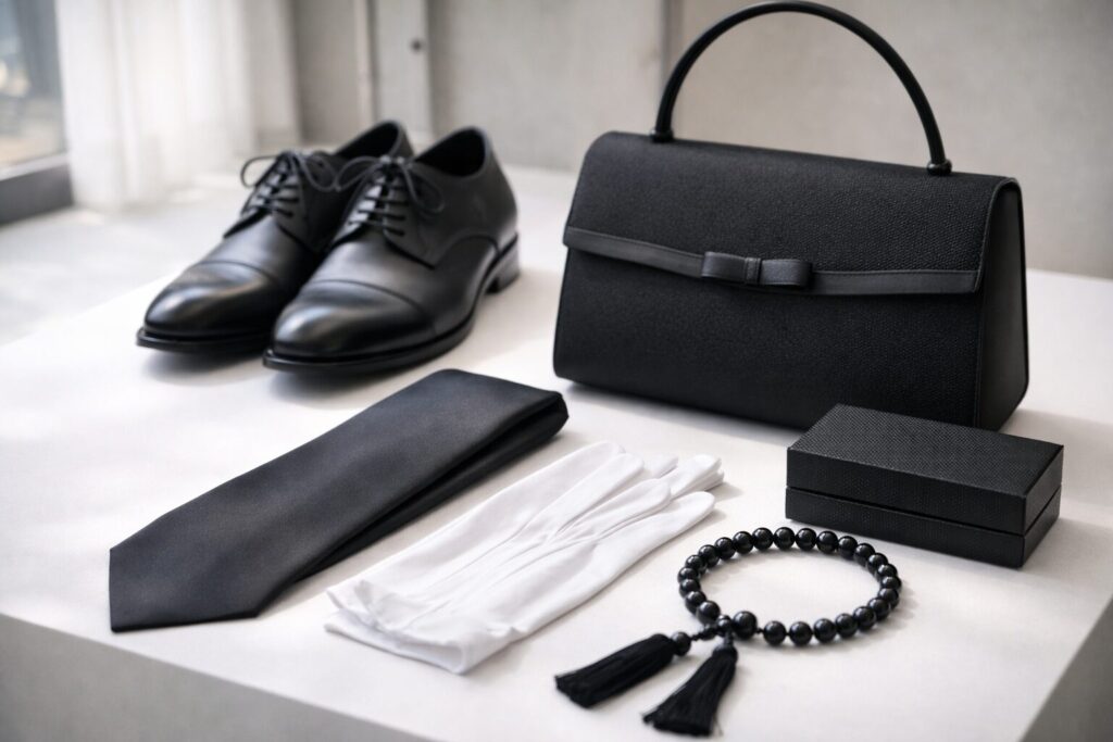 喪服小物の品ぞろえ