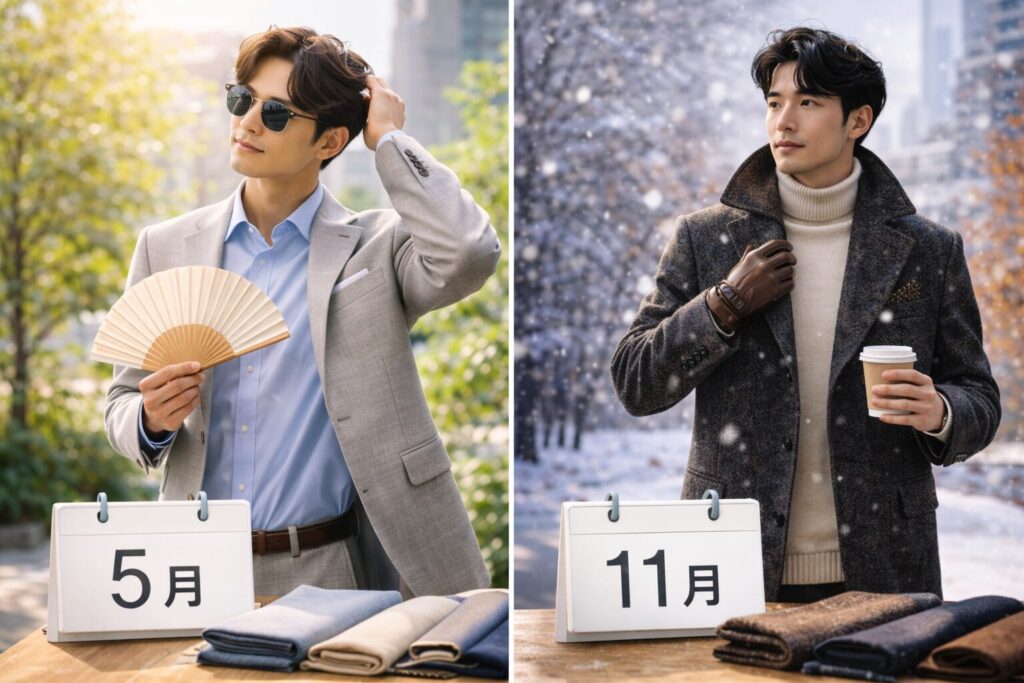 夏用と冬用はいつから着る