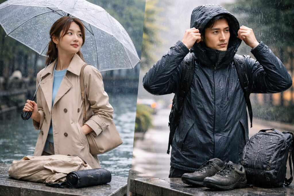 撥水コートと防水の違い