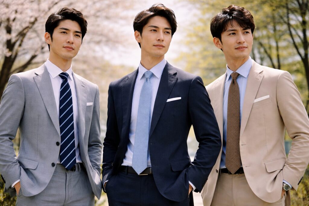 春のスーツは何色が正解か