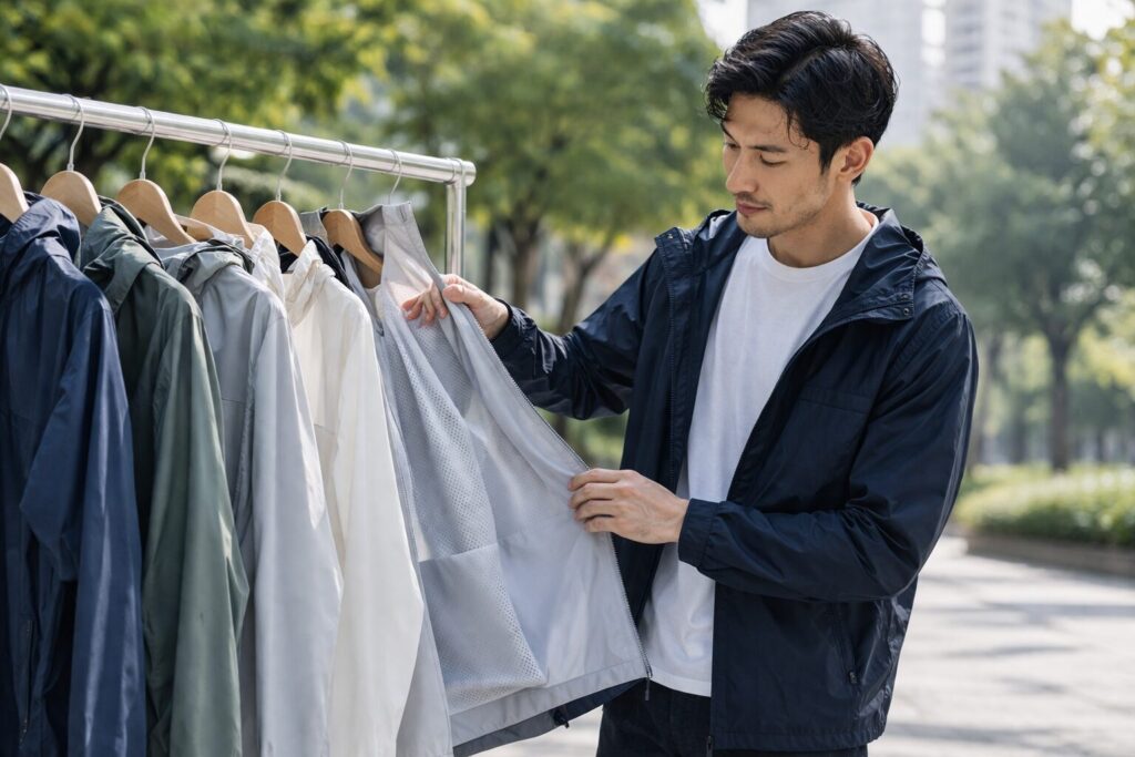 暑い日に蒸れない選び方