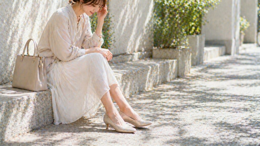 歩きやすいパンプス夏用