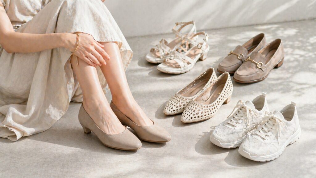 歩きやすい靴の疲れない条件