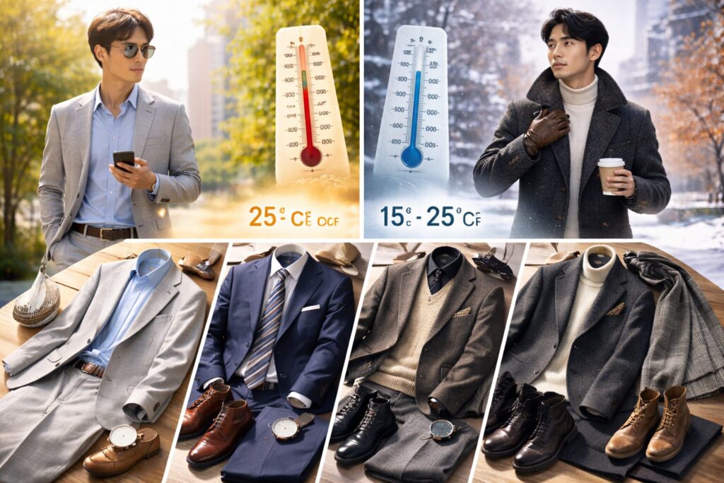 気温別の着る時期