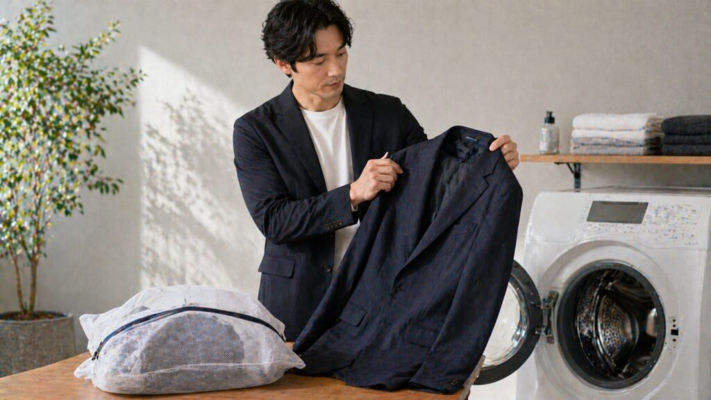 洗えるスーツの注意点