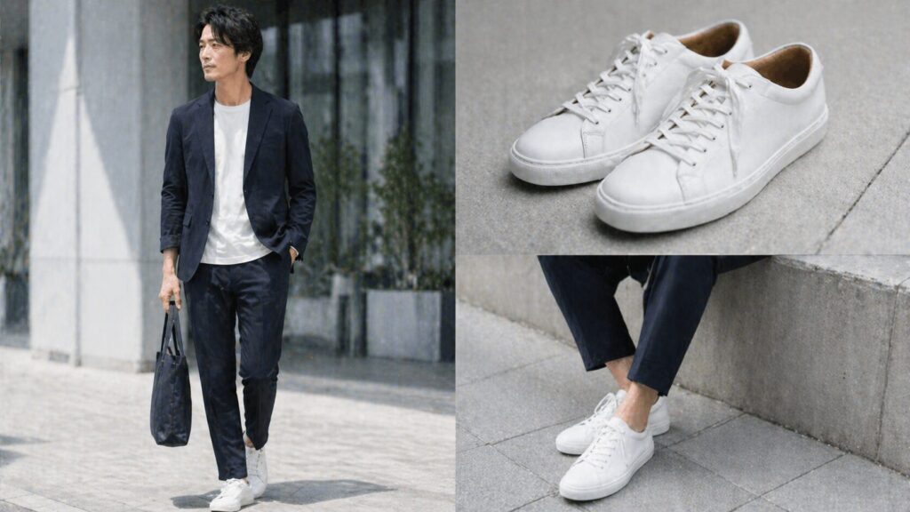 着こなしとスニーカー