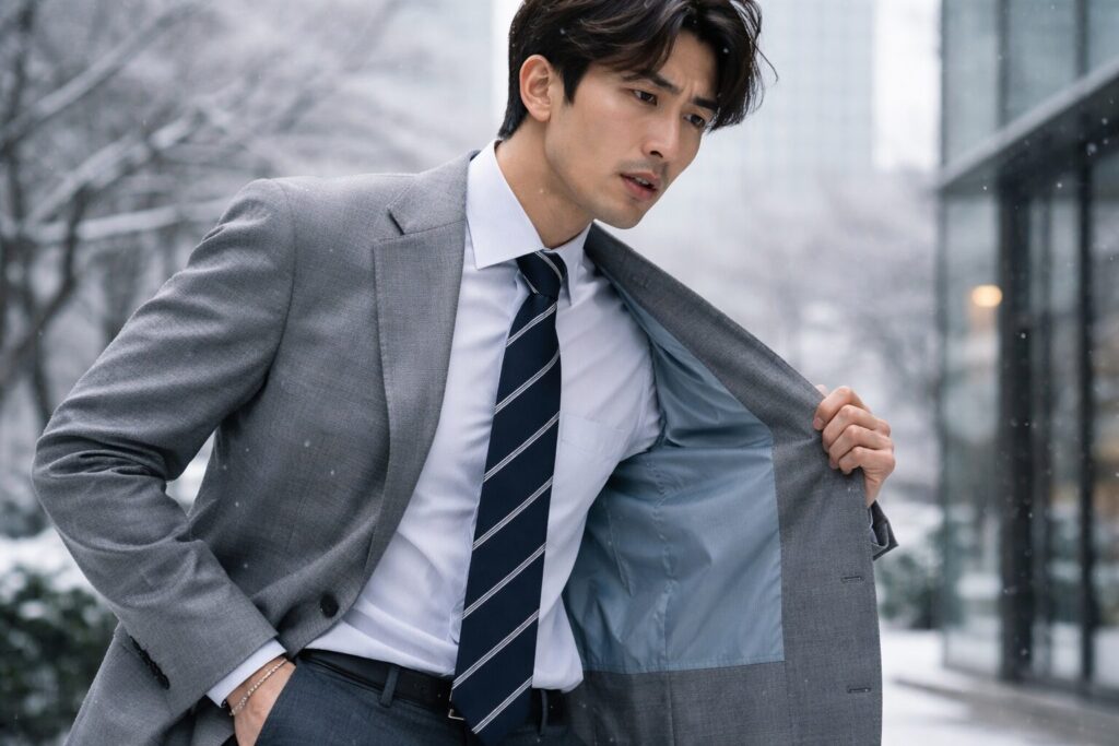 背抜きは冬だと寒い？