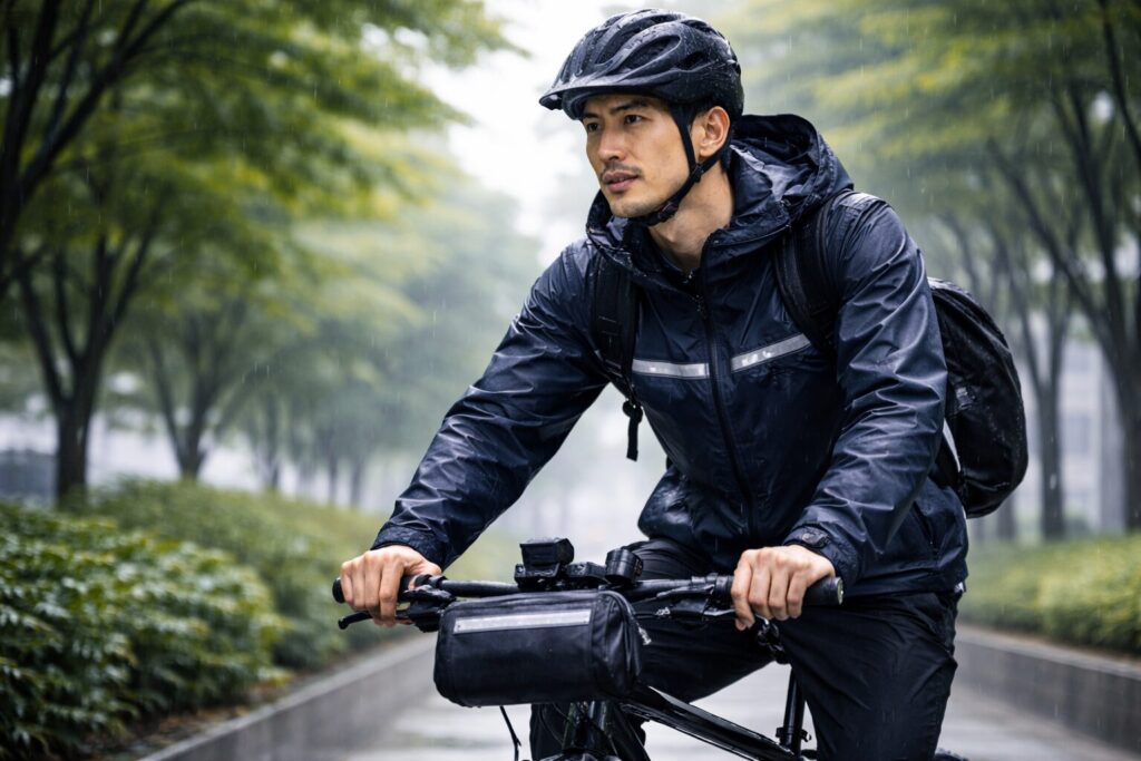自転車向けレインコート