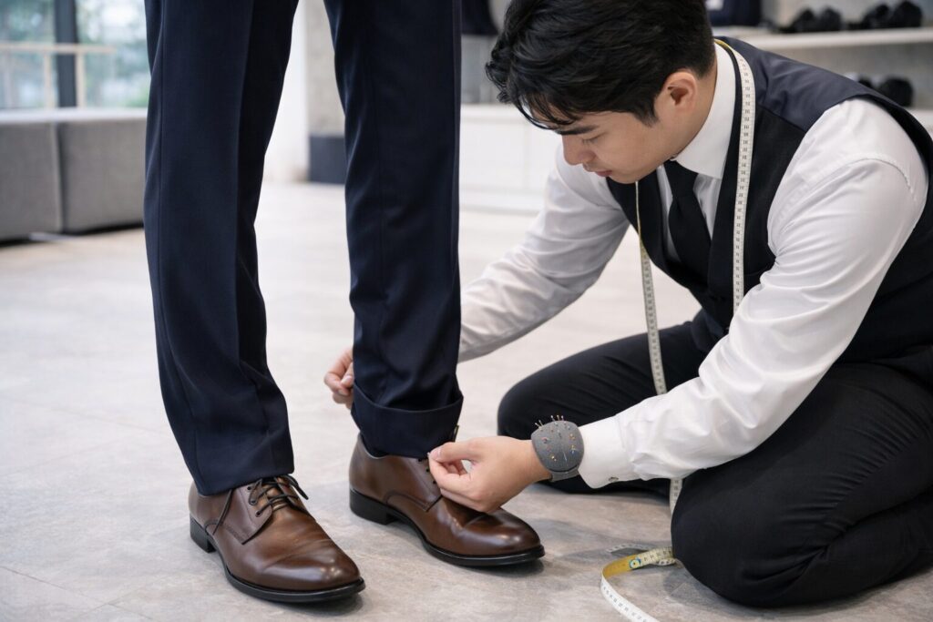 裾上げの料金と納期