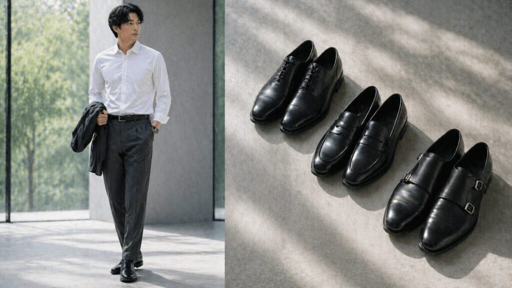 靴で整えるビジネス感