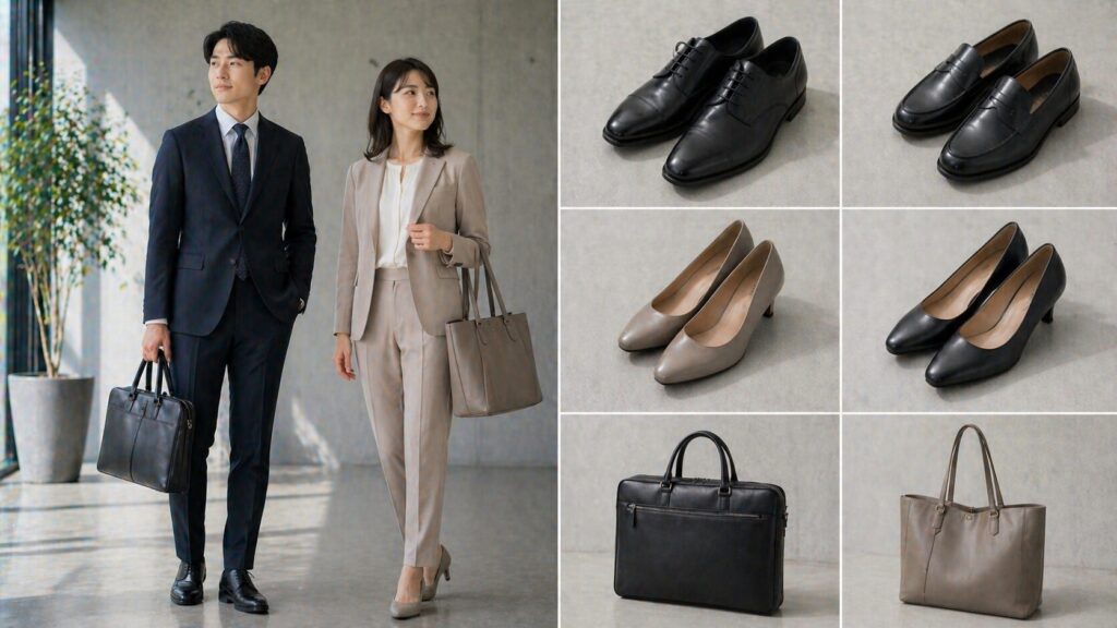 靴とカバンの身だしなみ