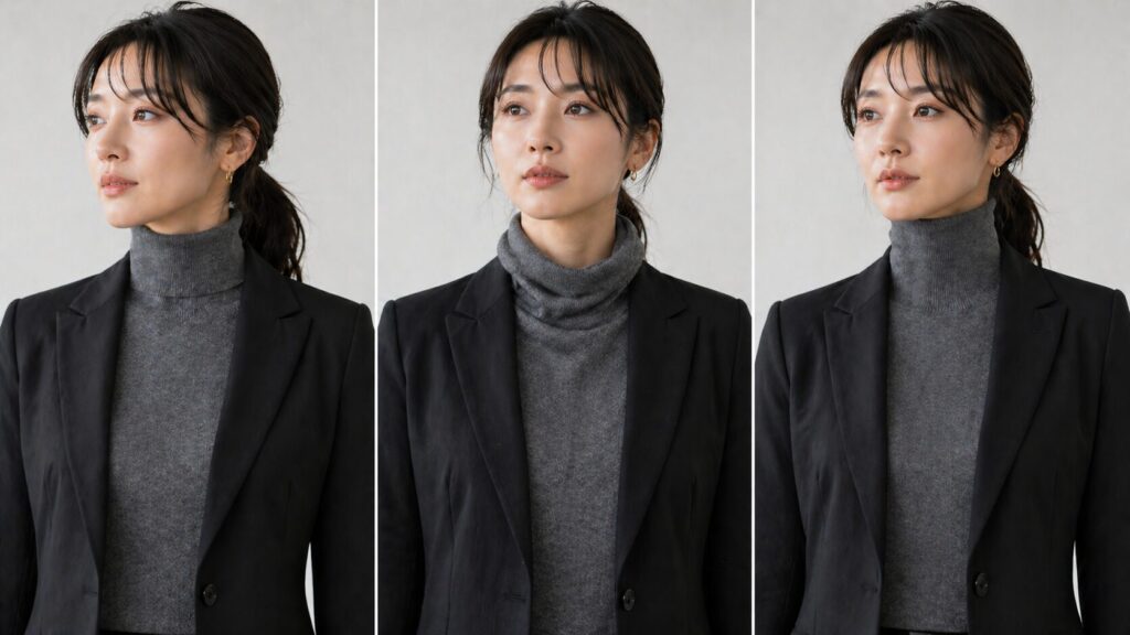 首元のフィット感に注意