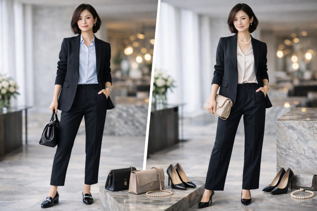 黒スーツで脱就活見えするコツ