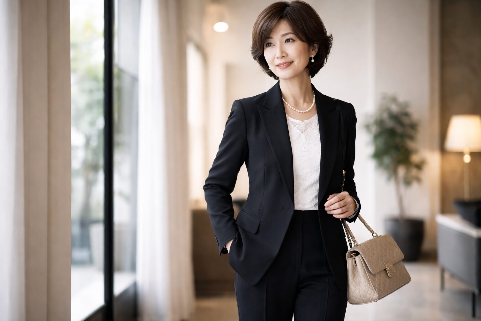 黒スーツで迷うレディース50代のための着こなし徹底解説