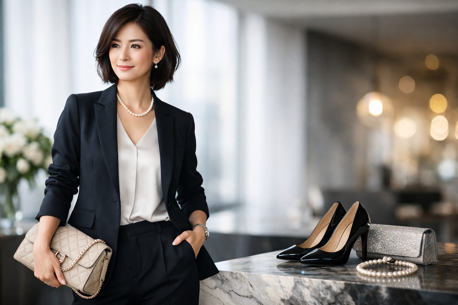 黒スーツのレディースおしゃれ術と失敗しない着こなし