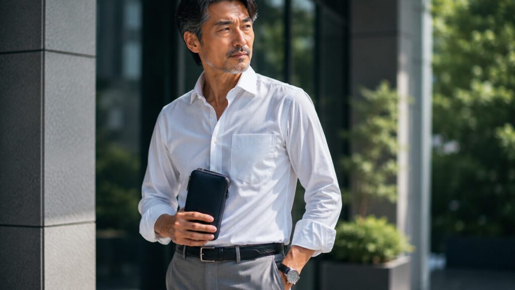 50代に合うスマホポーチ