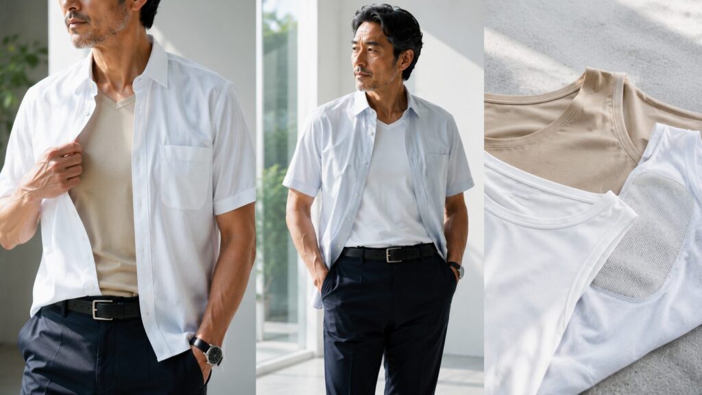 50代クールビズのインナー対策