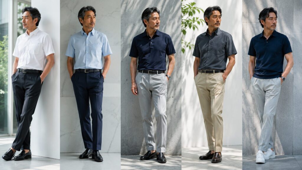 50代メンズのクールビズ色選び