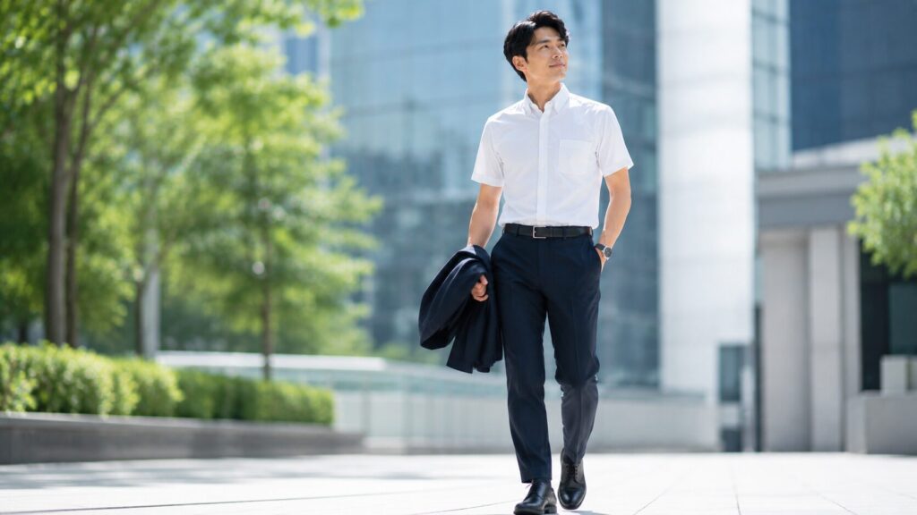 クールビズの男性